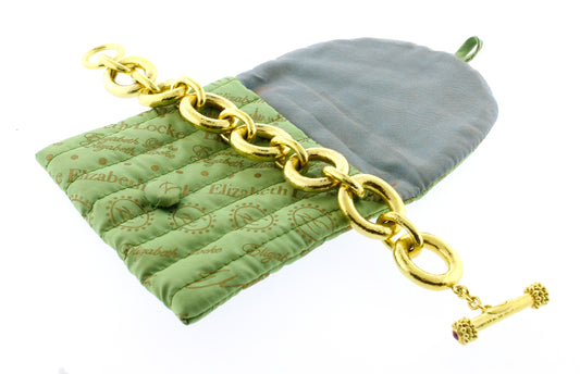 Elizabeth Locke 19k Padova Link Bracelet